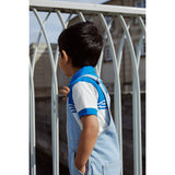 COPENHAGEN COLORS Super Lt Blue Indigo Washed Organic Overalls