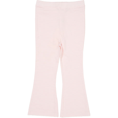 COPENHAGEN COLORS Ballerina/Cream Stripe Striped Flare Pants