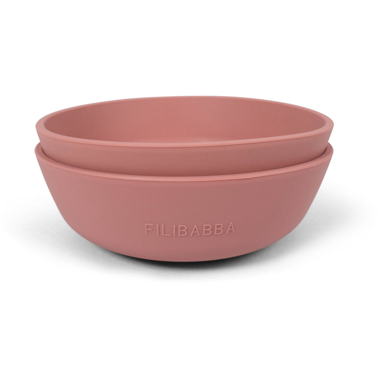 FILIBABBA Rose Silicone Bowl 2-Pack