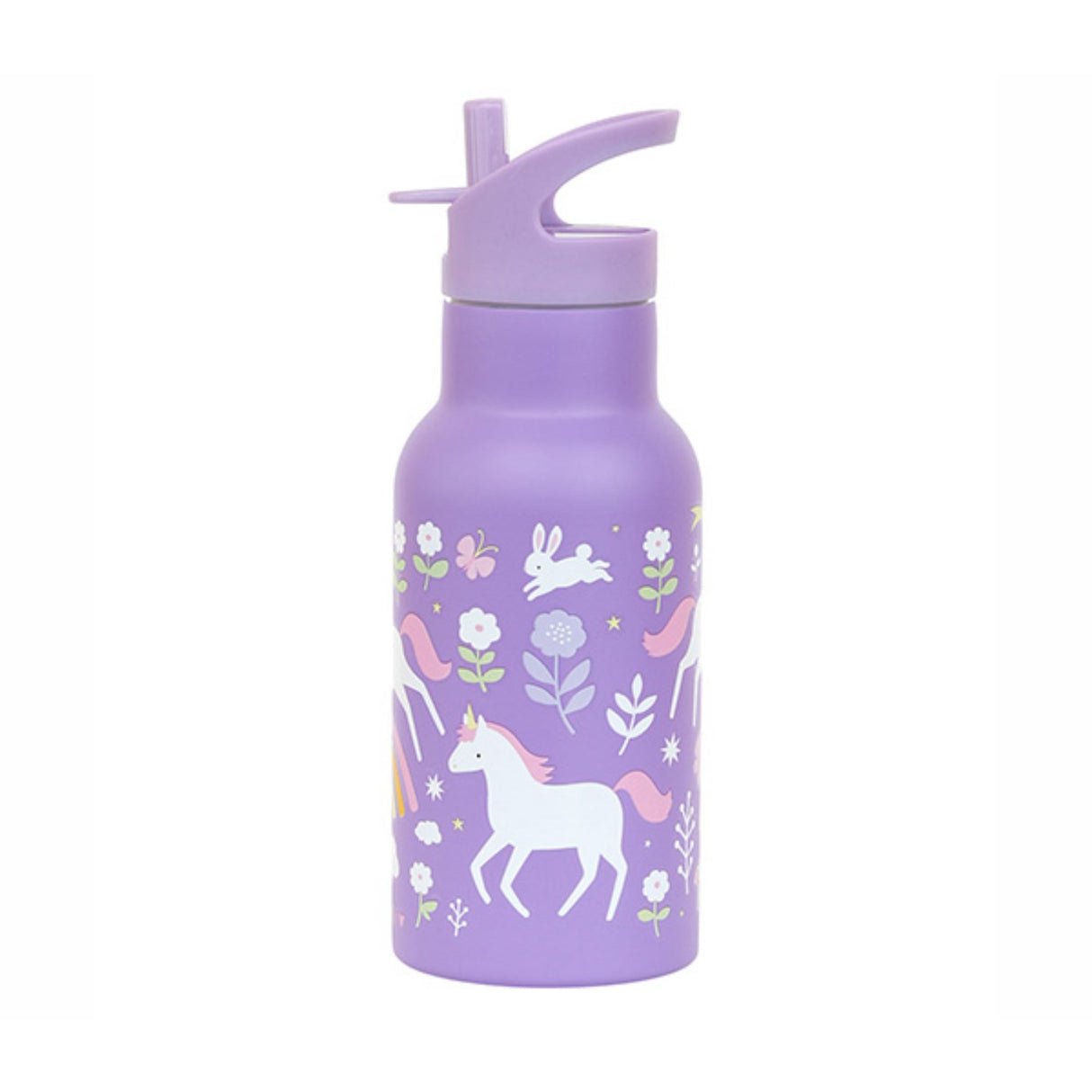 A Little Lovely Company Unicorn Dreams Stainless Steel Drink Bottle