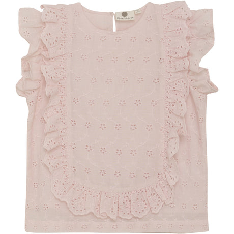 En Fant Veiled Rose Top