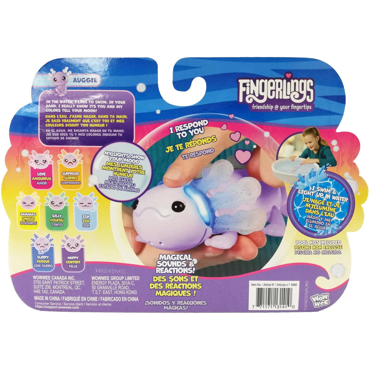 FINGERLINGS Axolotl Purple