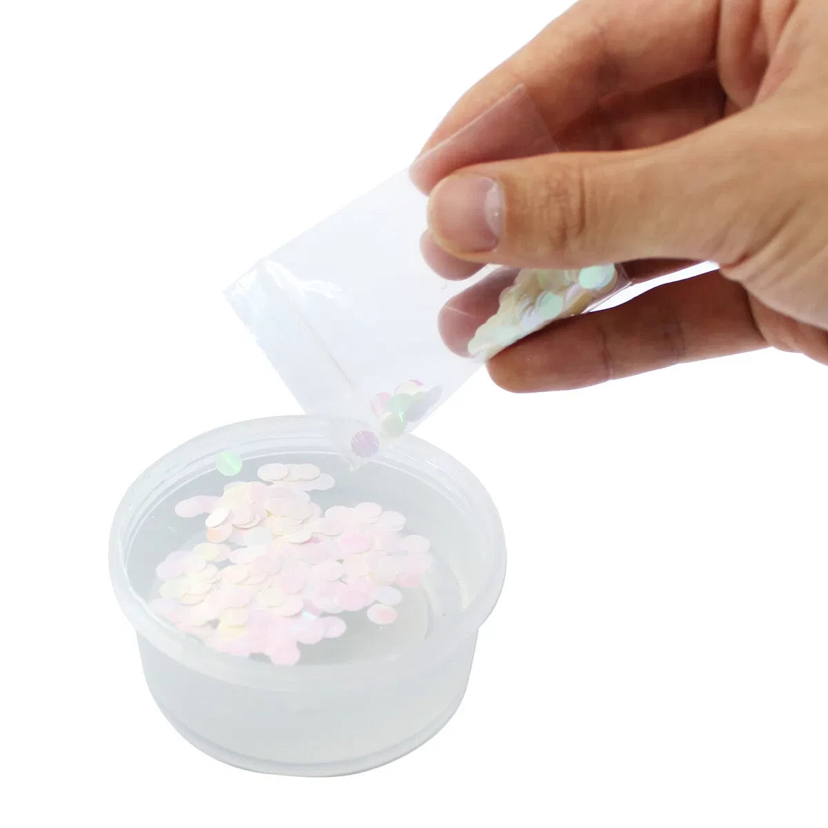 Sensory Compounds Slimy Glitzy Diy White