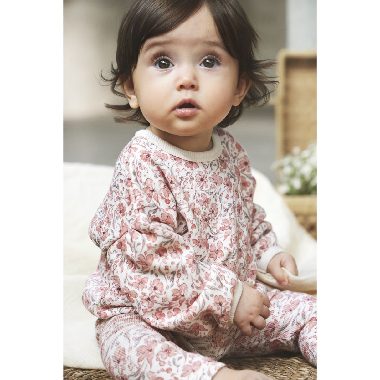 En Fant Eggnog Leggings Rib AOP