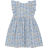 Huttelihut Soft Chambray Dress In Liberty Fabric