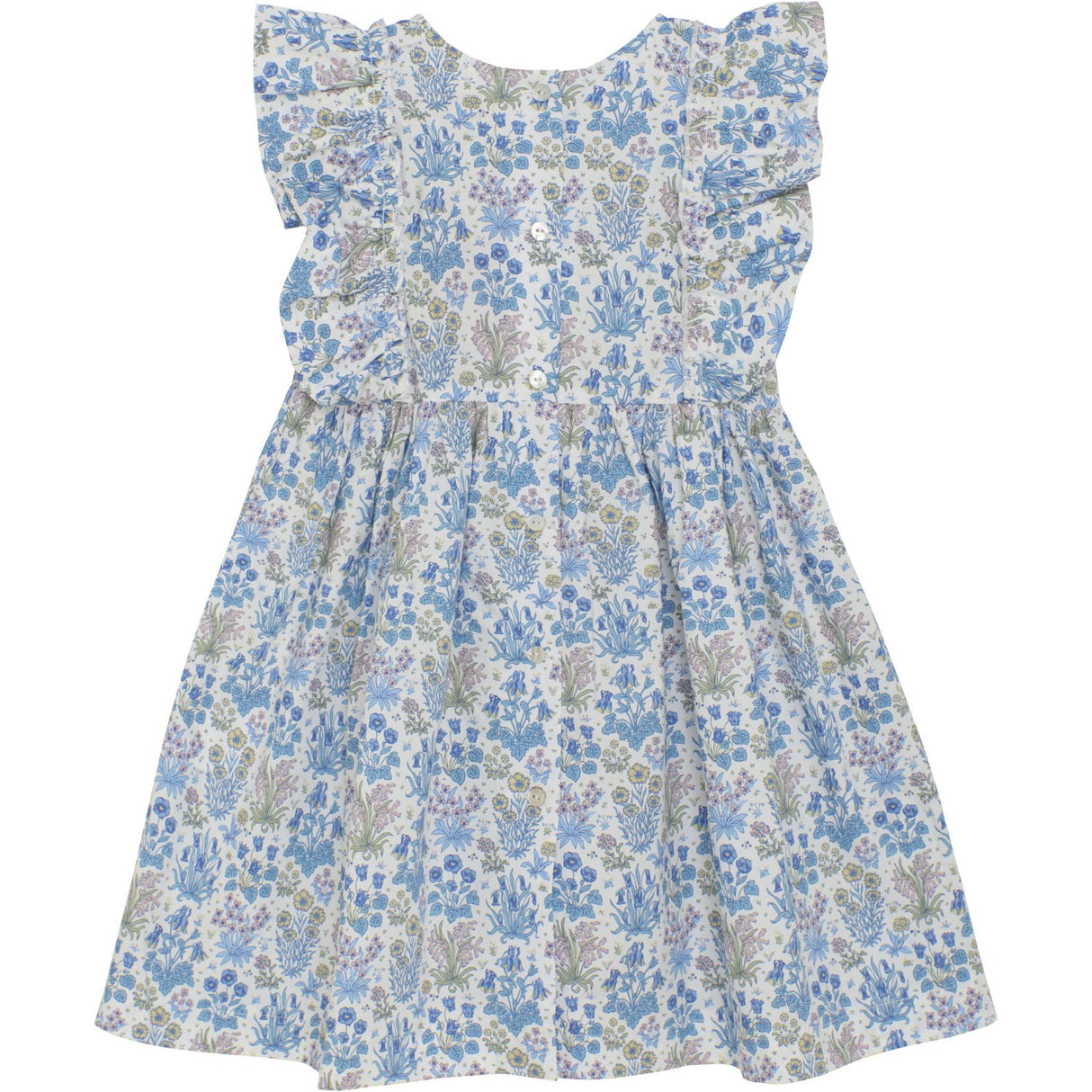Huttelihut Soft Chambray Dress In Liberty Fabric