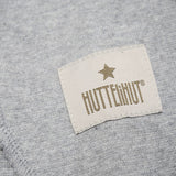 Huttelihut Light Grey Melange Balaclava Ears Cotton Rib