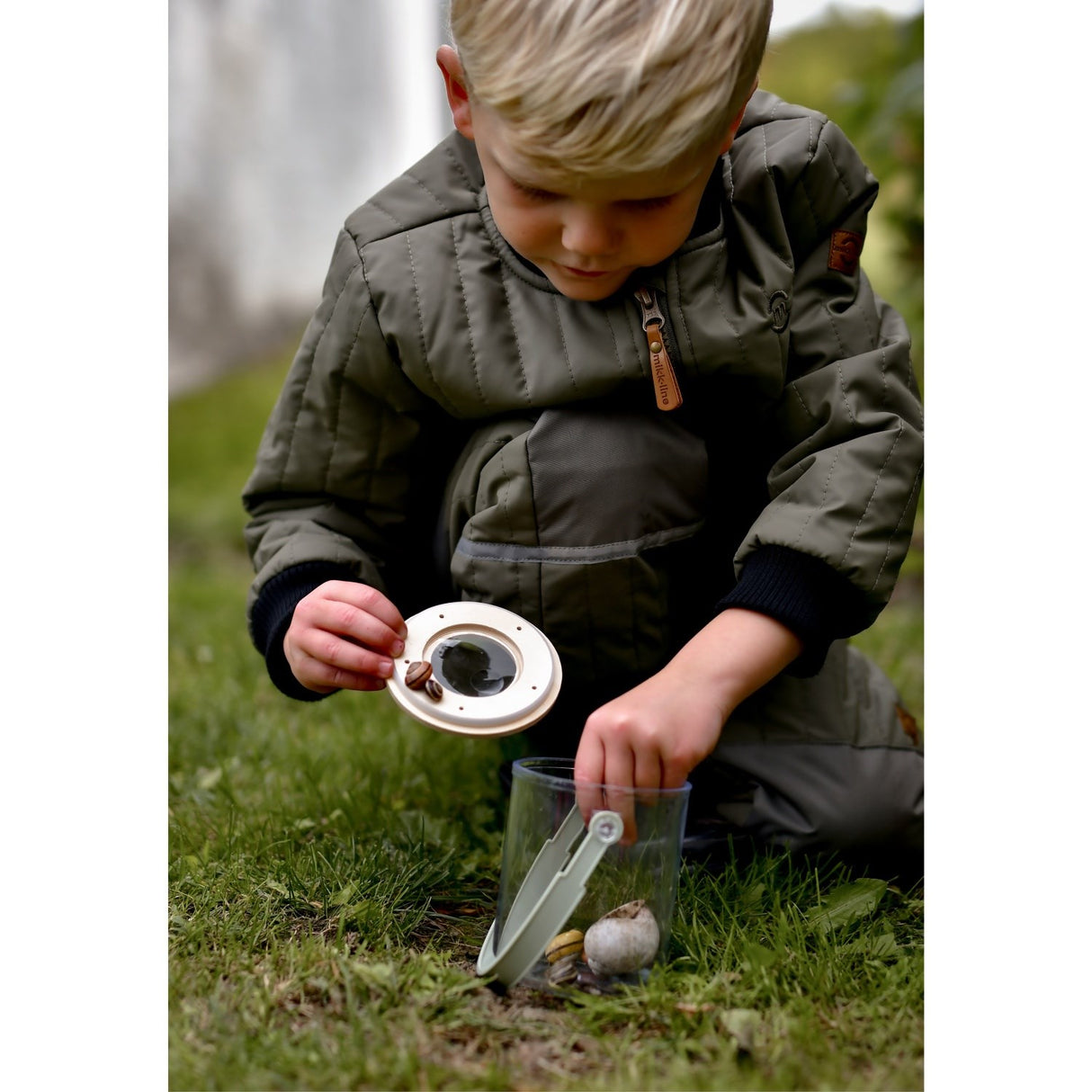 Mikk-Line Dusty Olive Duvet Boys Pants