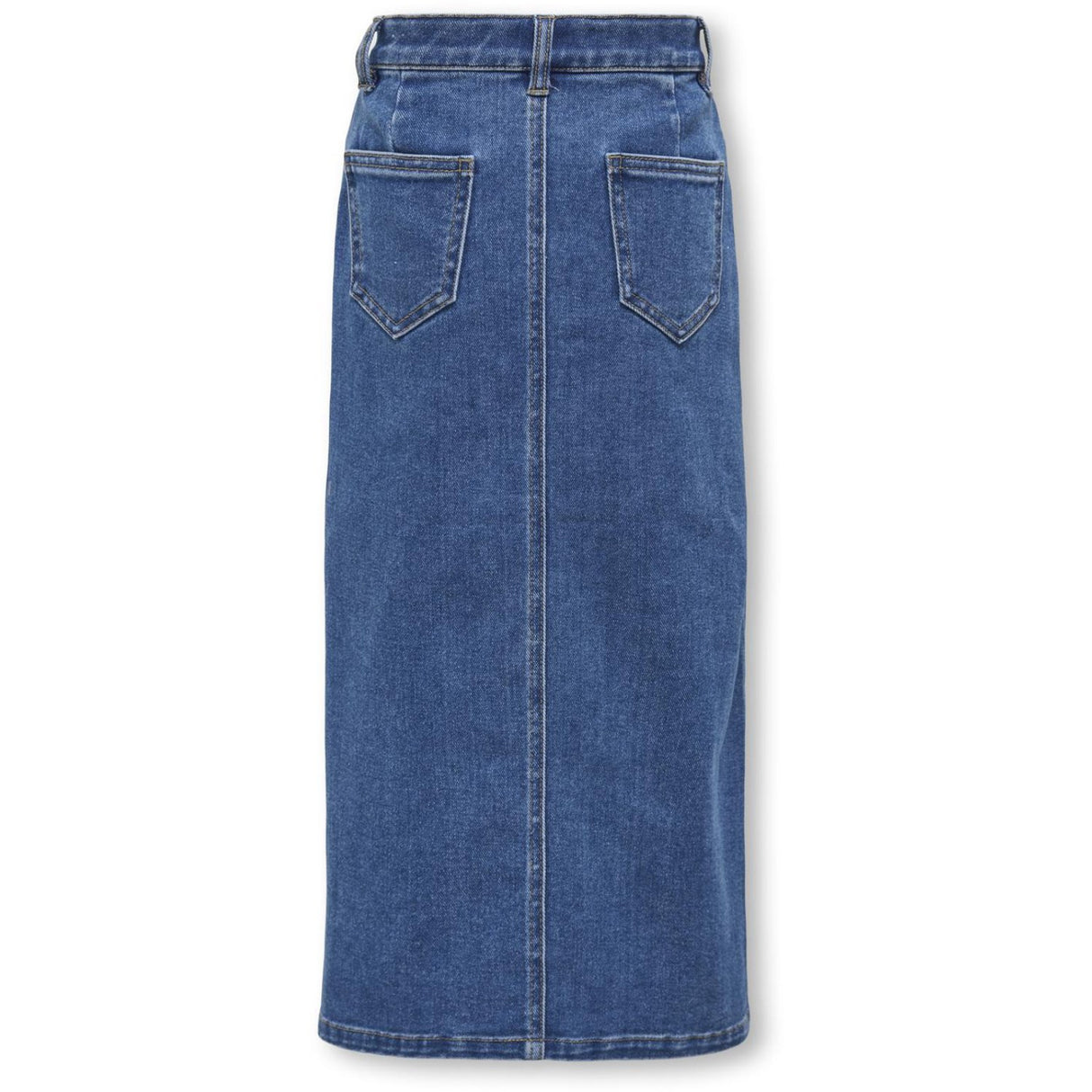 kids ONLY Medium Blue Denim Siri Front Slit Skirt Denim