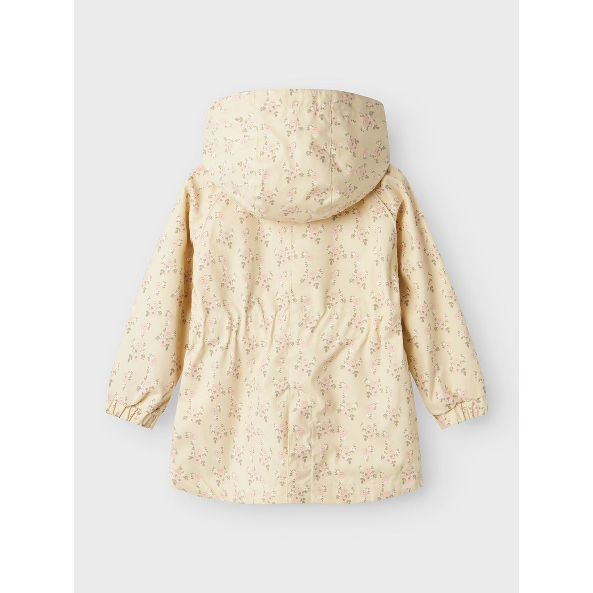 Lil'Atelier Bleached Sand Gerda Long Jacket AOP Fo