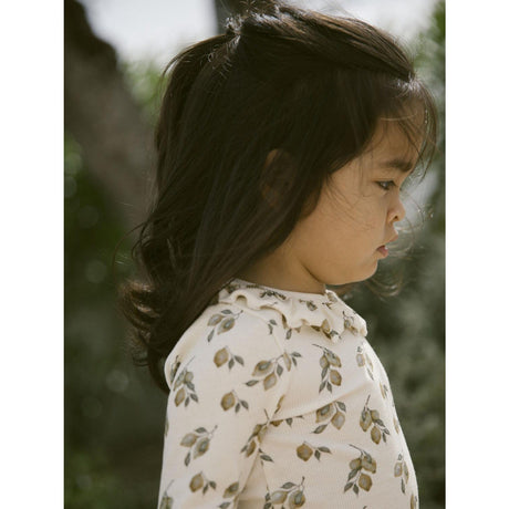 Lil'Atelier Turtledove Lemon Gavo Eug Slim Blouse