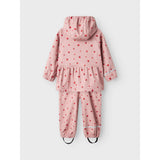 Name It Pale Mauve Strawberry Dry10 Rain Set AOP Fo