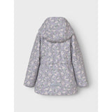Name It Misty Lilac Small Flower Maxi Li Jacket AOP