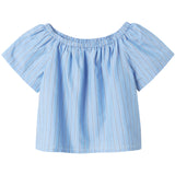 Name It Provence White And Grey Demman Top