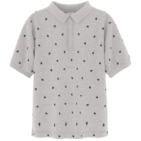 Name It Light Grey Melange Boats Volo Regular Polo
