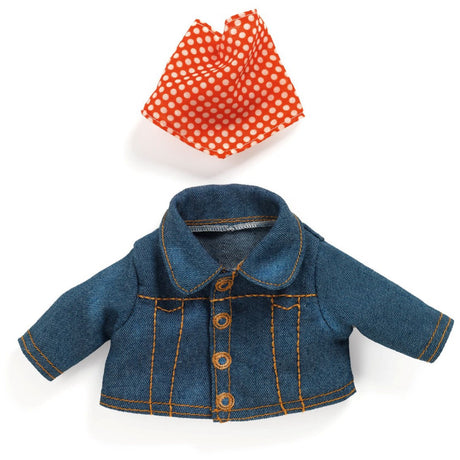 Djeco  Pomea, Doll Clothing - Blå Jacket