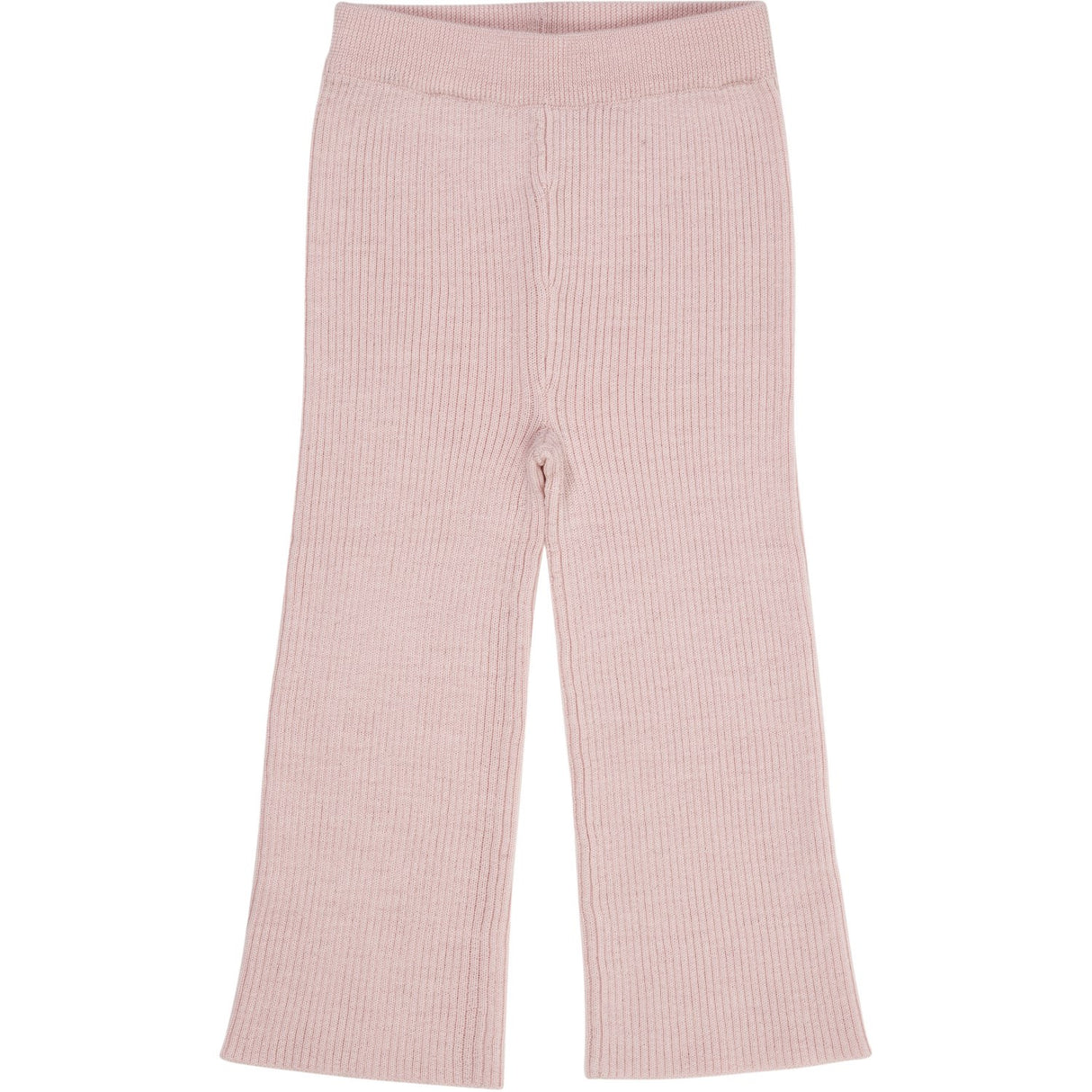 COPENHAGEN COLORS Dusty Rose Merino Wide Rib Pants