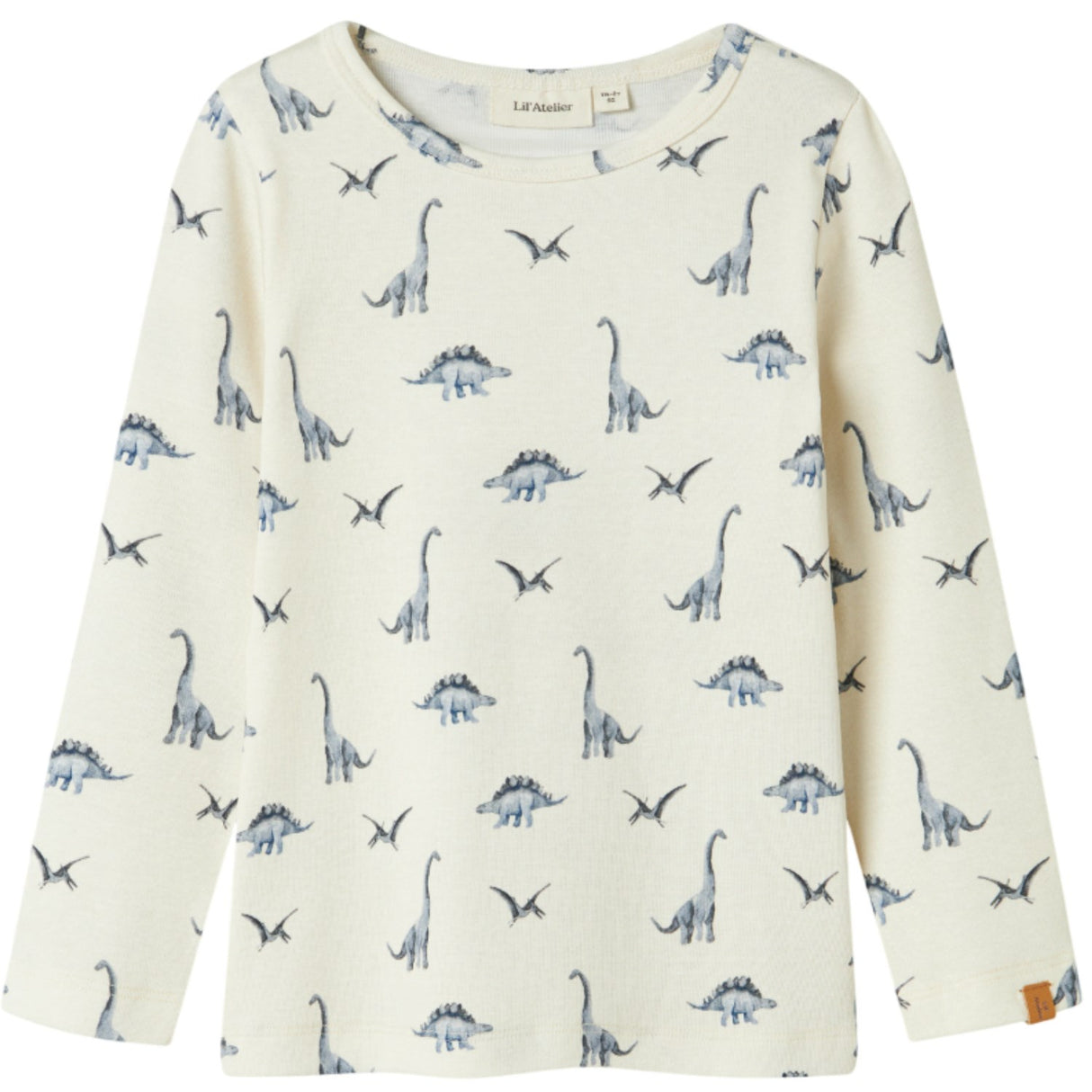 Lil'Atelier Turtledove Dino Geo Avu Slim Blouse