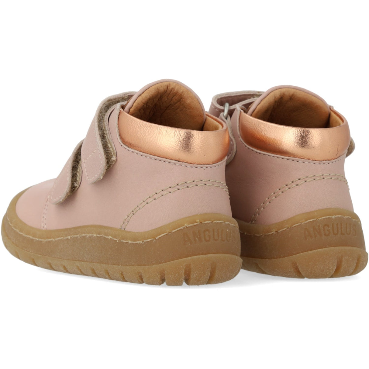 Angulus Rosebud/Tan/Copper Shine Beginner Mid-Cut Sneaker