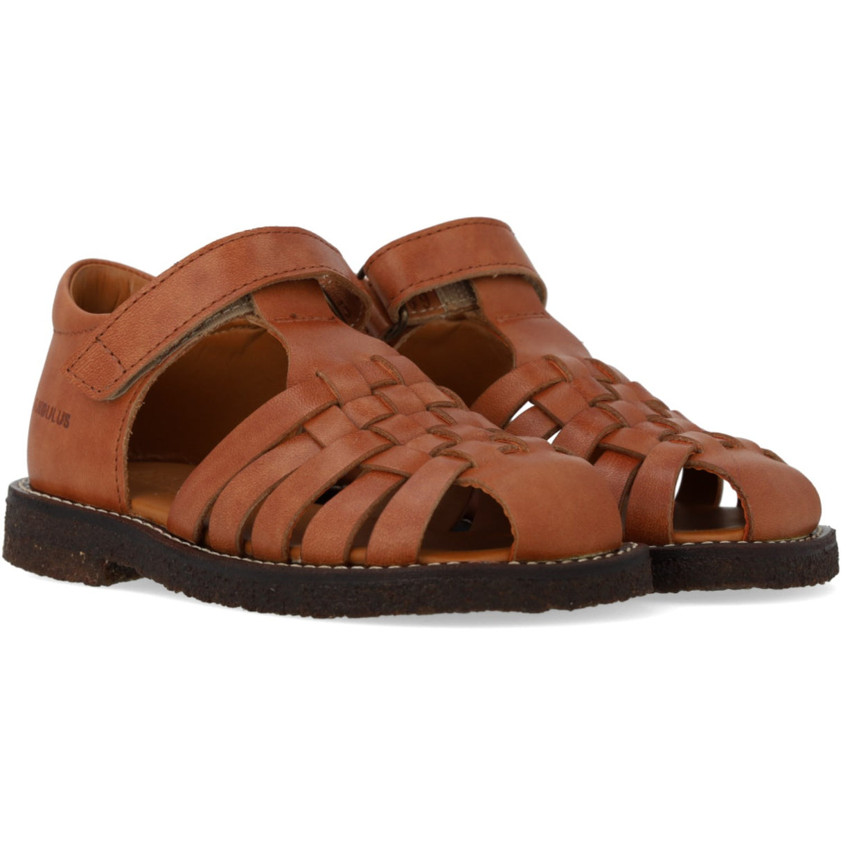 Angulus Tan Braided Leathersandal