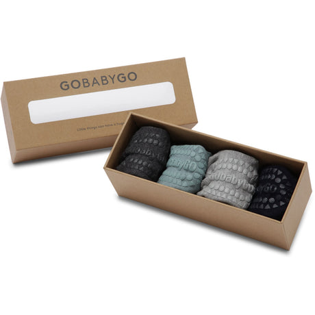Gobabygo Grey/Blue/Blue/Grey Combo Box Bamboo