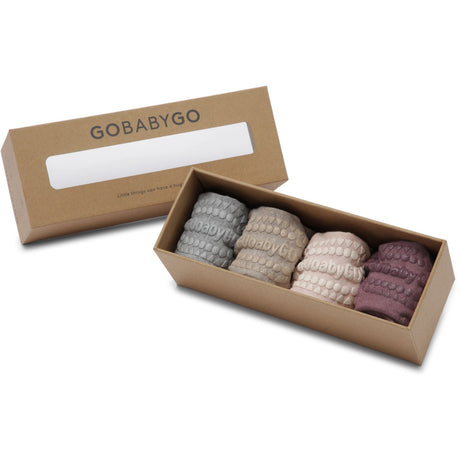 Gobabygo Grey/Sand/Purple/Pink Combo Box Bamboo