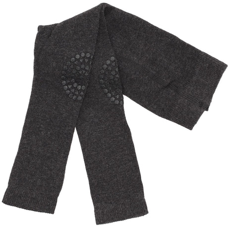 Gobabygo Dark Grey Melange Crawling Leggings Organic Cotton