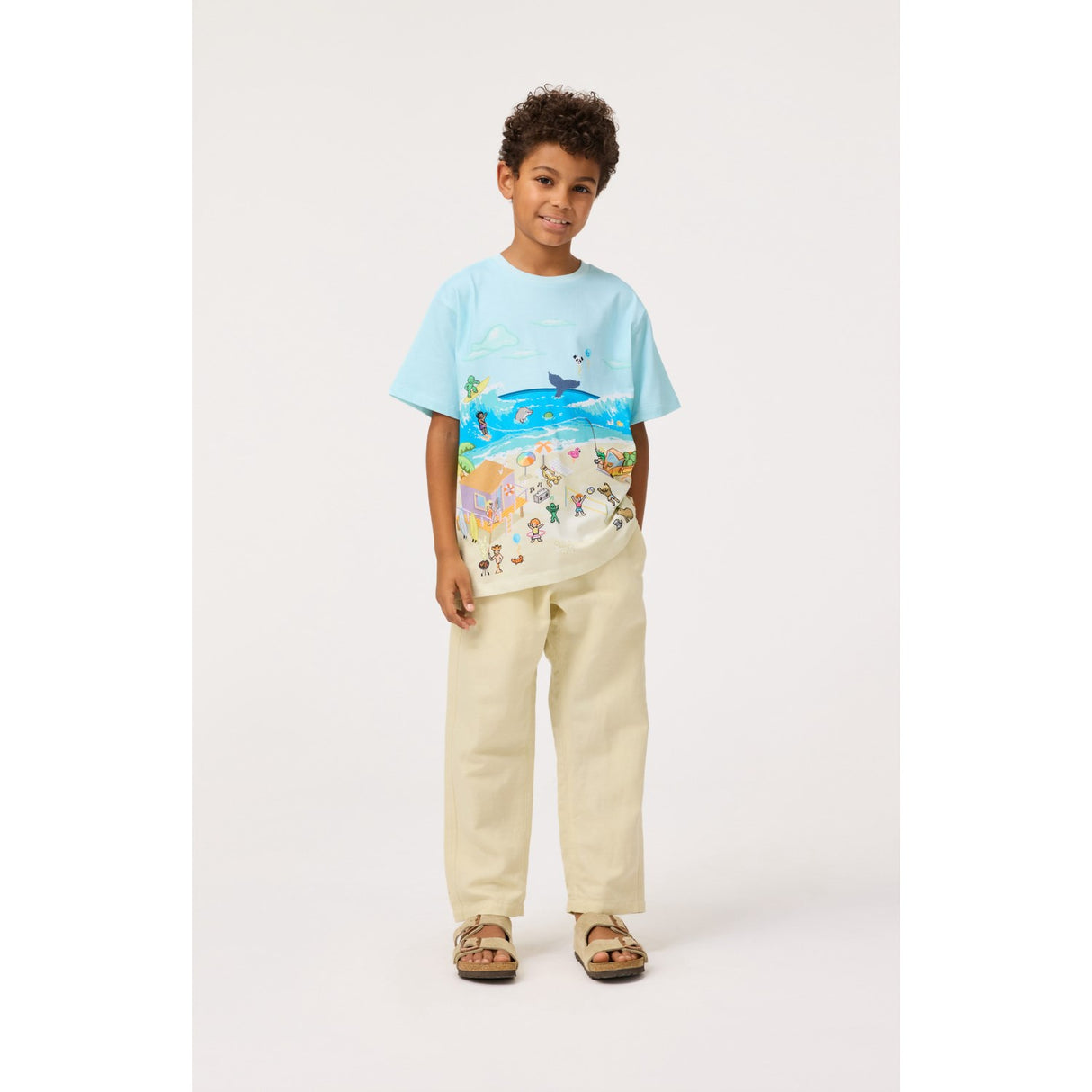 Molo Pixel Beach Riley T-Shirt