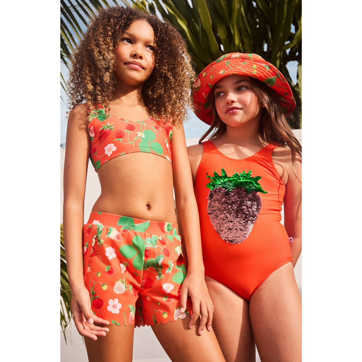 Molo Glitter Strawberry Nika Swimsuit