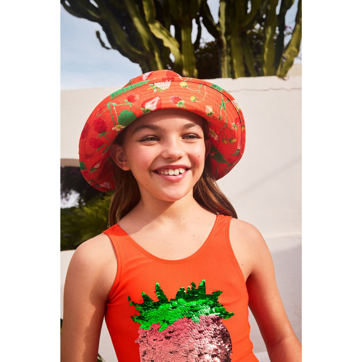 Molo Glitter Strawberry Nika Swimsuit