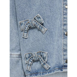 kids ONLY Light Blue Denim Grace 7/8 Bow Shirt Denim