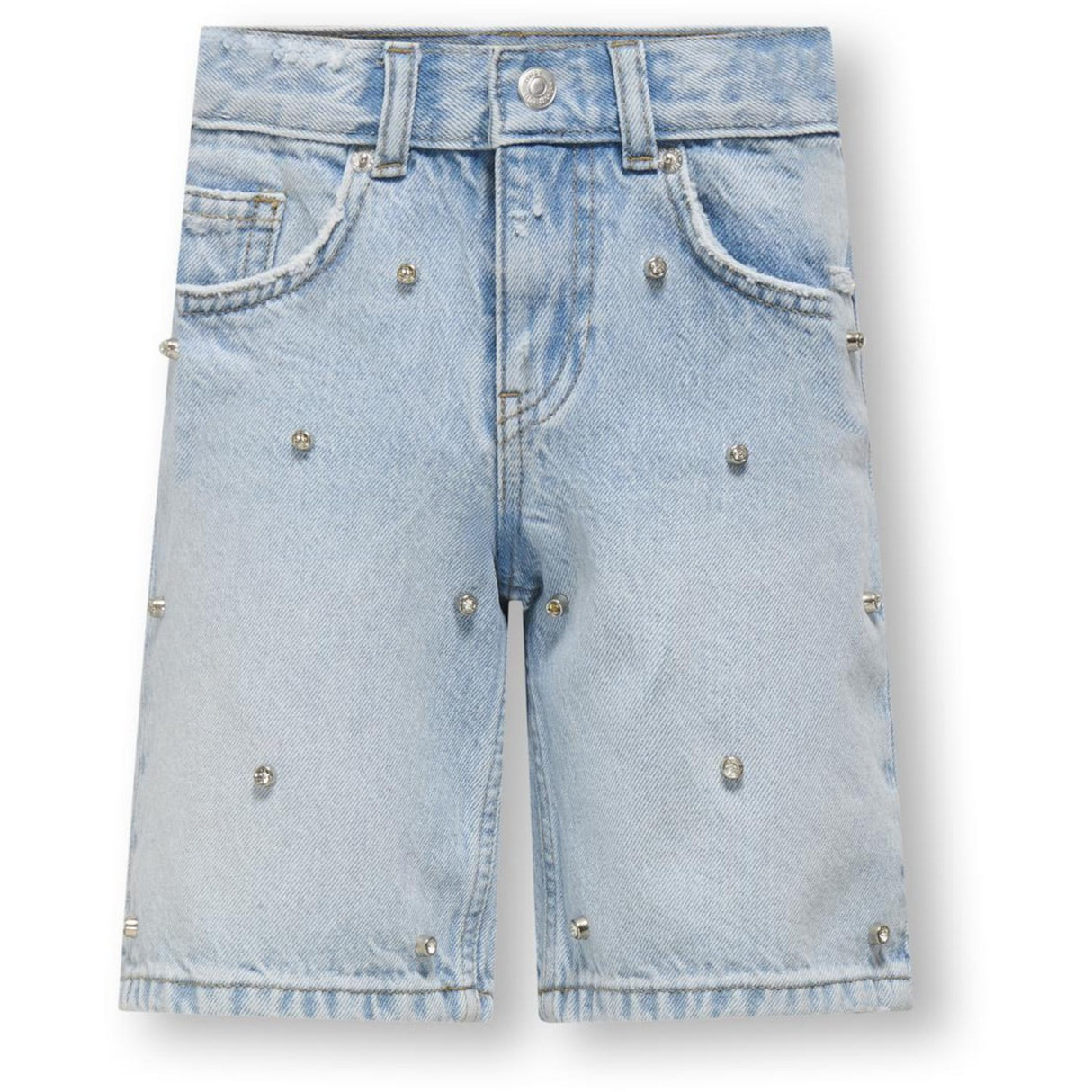kids ONLY Light Blue Denim Hope Loose Long Shorts Denim