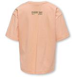 kids ONLY Salmon Fresh Helen Life Loose T-Shirt Noos