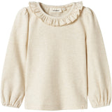 Lil'Atelier Turtledove Melange Darla Slim Blouse