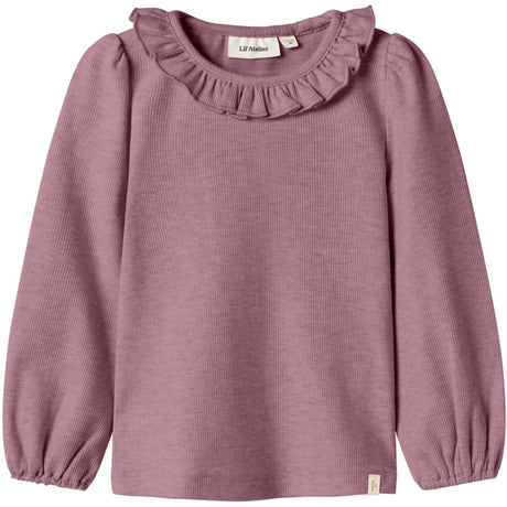 Lil'Atelier Nostalgia Rose Melange Darla Slim Blouse