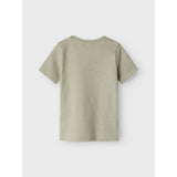 Lil'Atelier Moss Gray Feng Slim T-Shirt