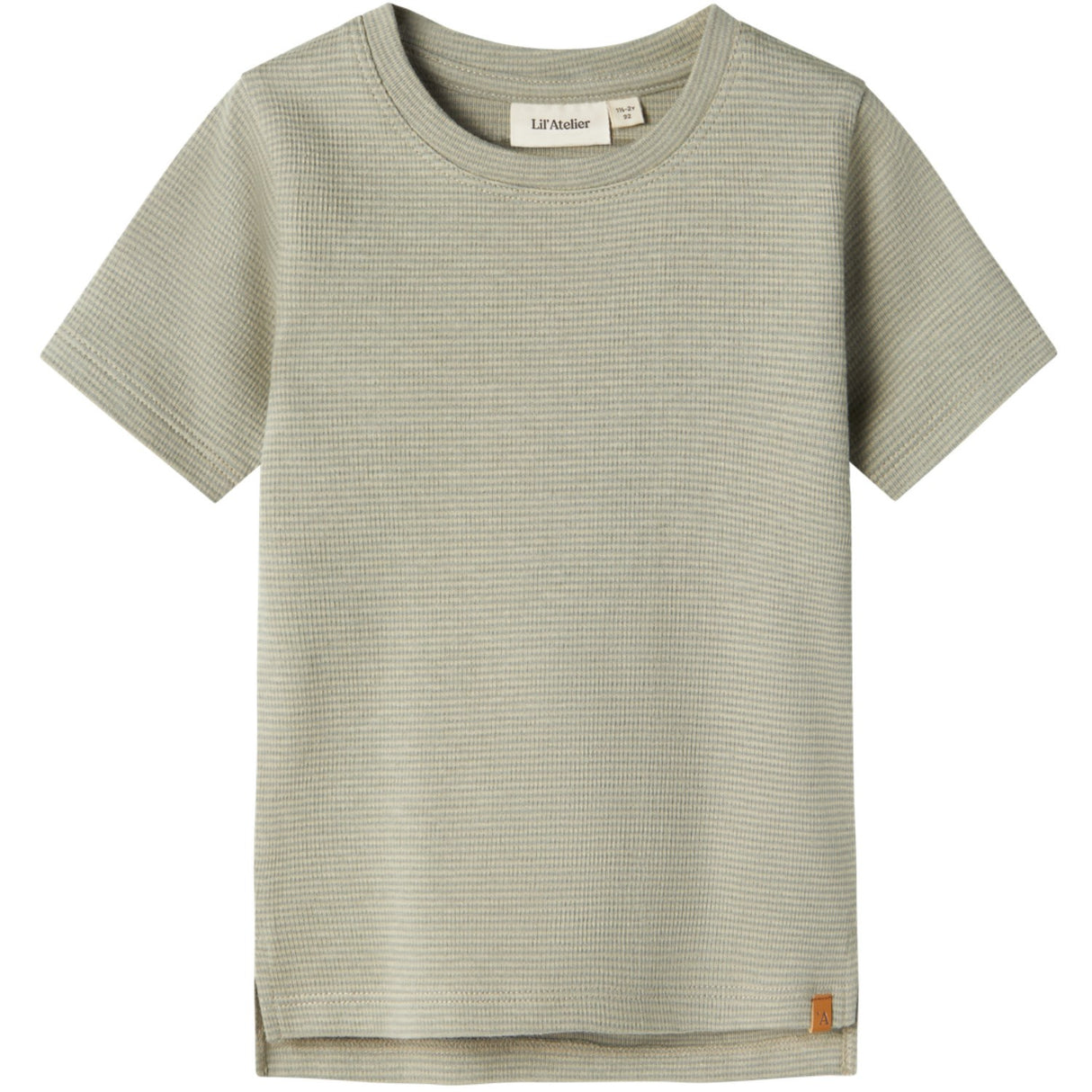 Lil'Atelier Moss Gray Feng Slim T-Shirt