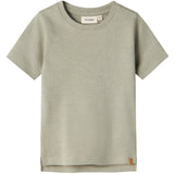 Lil'Atelier Moss Gray Feng Slim T-Shirt