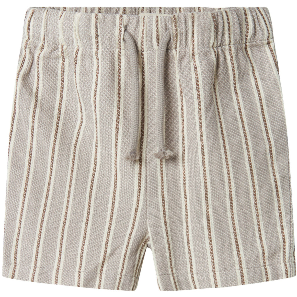 Lil'Atelier Mourning Dove Frede Stripe Loose Shorts