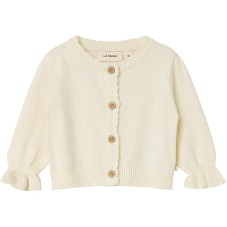 Lil'Atelier Coconut Milk Fauci Fia Short Knit Card