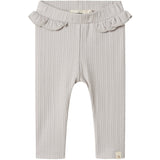 Lil'Atelier Vapor Blue Fleura Slim Leggings