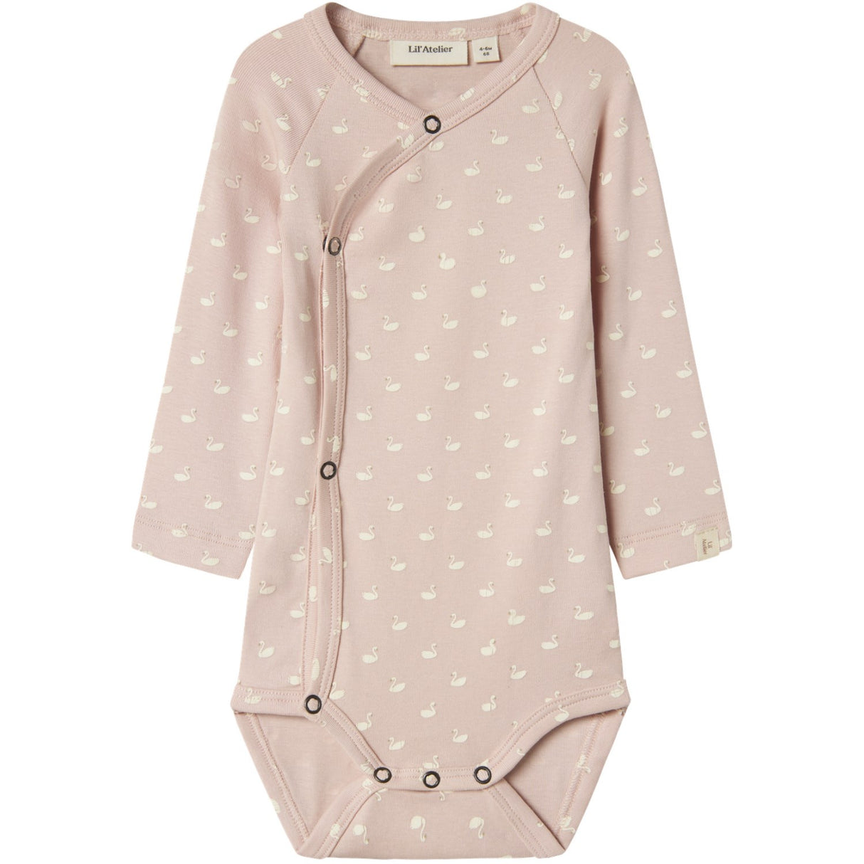 Lil'Atelier Peach Whip Swans Gayo Slim Wrap Body