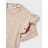 Lil'Atelier Peach Whip Swans Gayo Dress