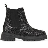 Angulus Black Glitter/Black/Black Glitter Chelsea Boot På Trackål 2