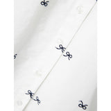 Name It Bright White Bow Filippas Oversize Long Shirt