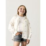 Name It Bright White Bow Filippas Oversize Long Shirt