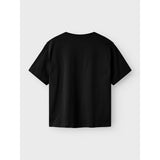 Name It Black Vobbo Regular T-Shirt Noos