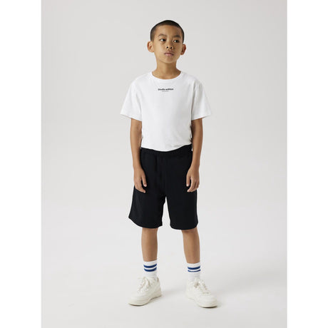 Name It Black Cyber Sweat Shorts Noos