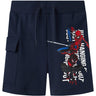 Name It Navy Blazer Mo Spiderman Sweat Shorts Marvel