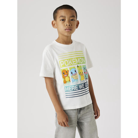 Name It Cloud Dancer Mabr Pokemon Regular T-Shirt Noos